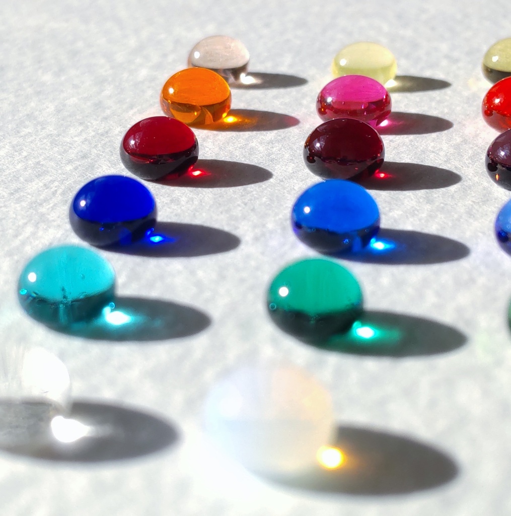 【推しカラー】全27色 ガラスナギットのリング