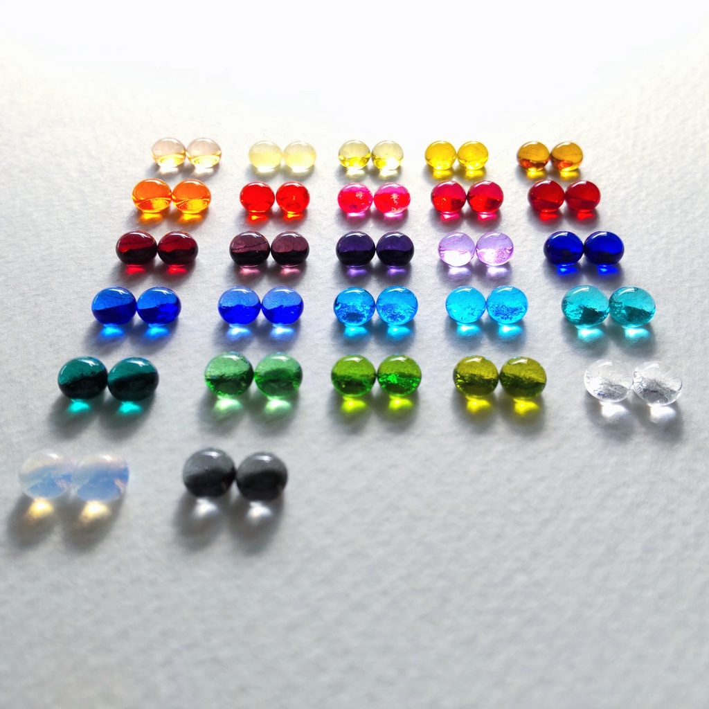 【推しカラー】全27色 シンプルミニピアス 1ペア