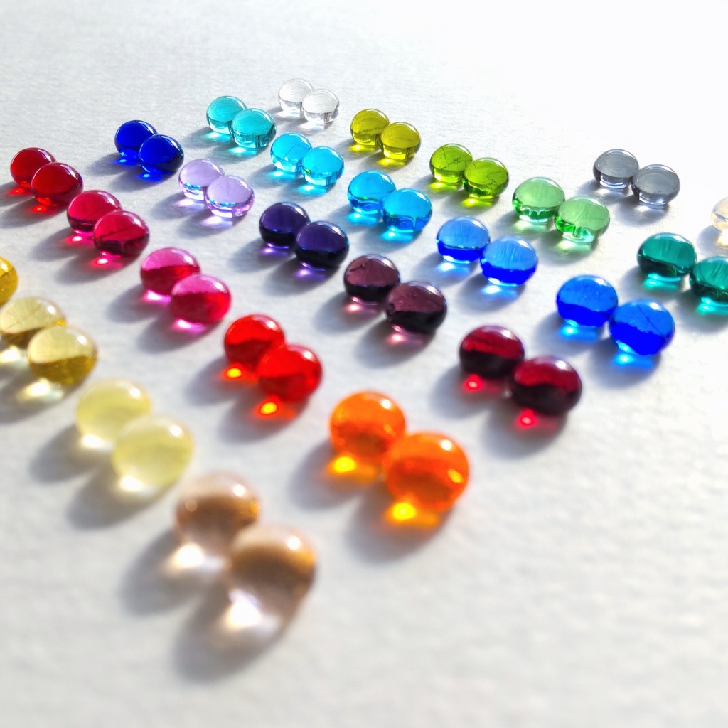 【推しカラー】全27色 シンプルミニピアス 1ペア