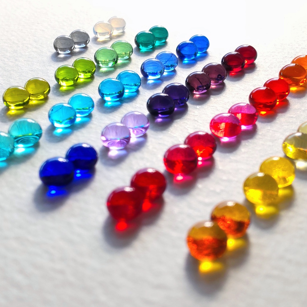 【推しカラー】全27色 シンプルミニピアス 1ペア