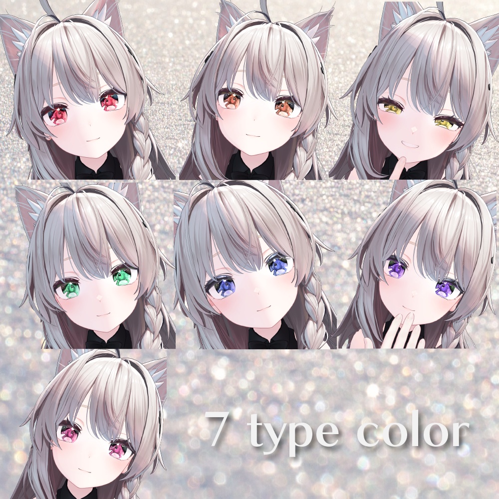 【しなの専用】コミックトィンクルアイテクスチャ/Shinano Comic twinkle Eye texture VRChat