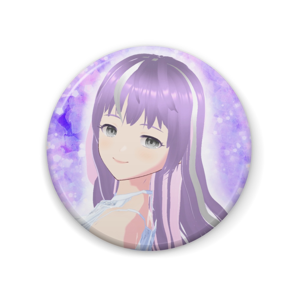 雲珠紫 舞香 缶バッジver.3