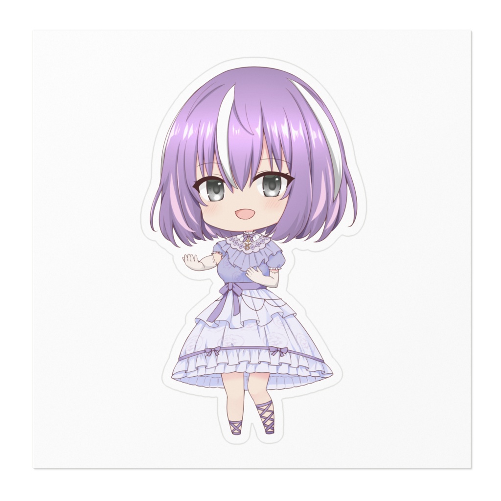 雲珠紫 舞香 ステッカー(SDキャラ)