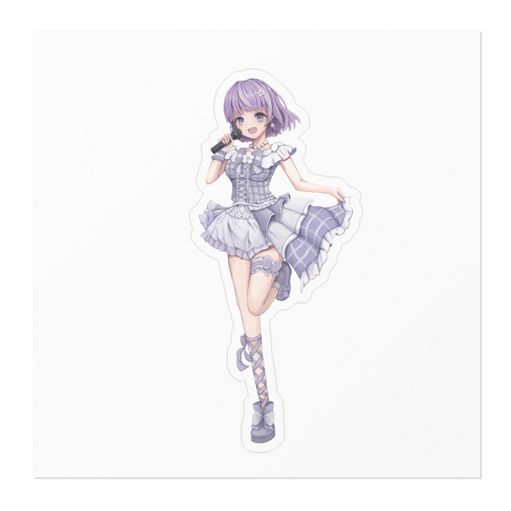 雲珠紫 舞香 デビュー半年記念 ステッカー