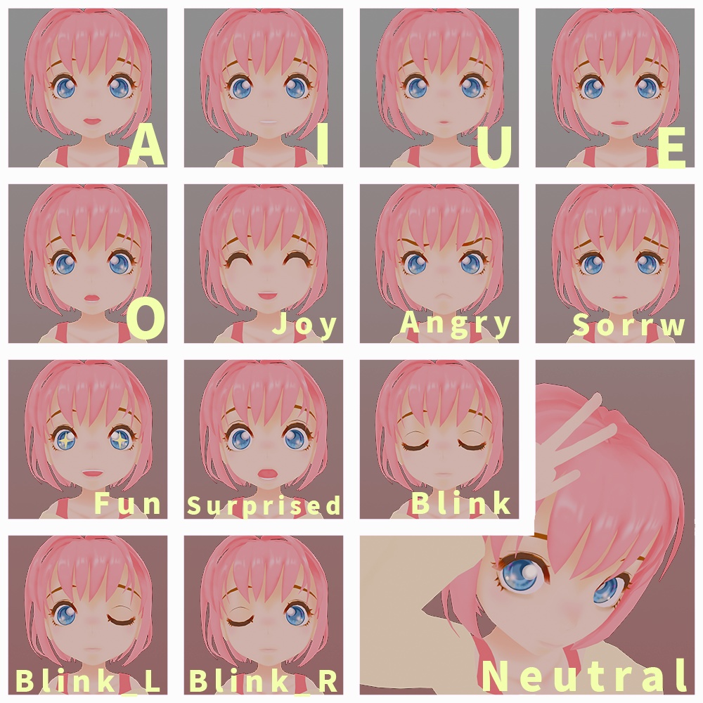 【3Dモデル】VRMアバター春