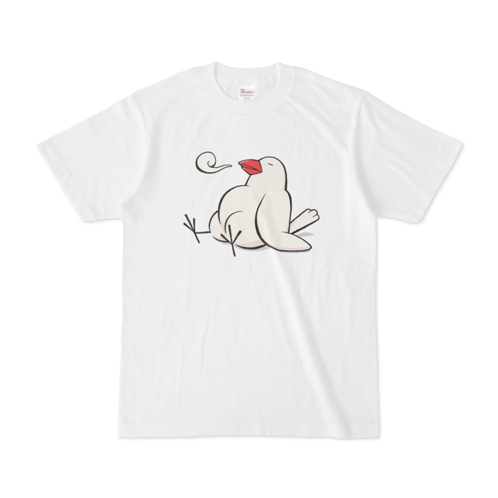 いっぷく文鳥Ｔシャツ