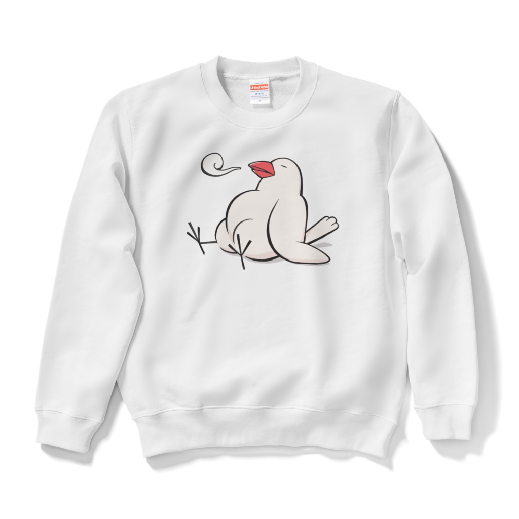 いっぷく文鳥スウェット