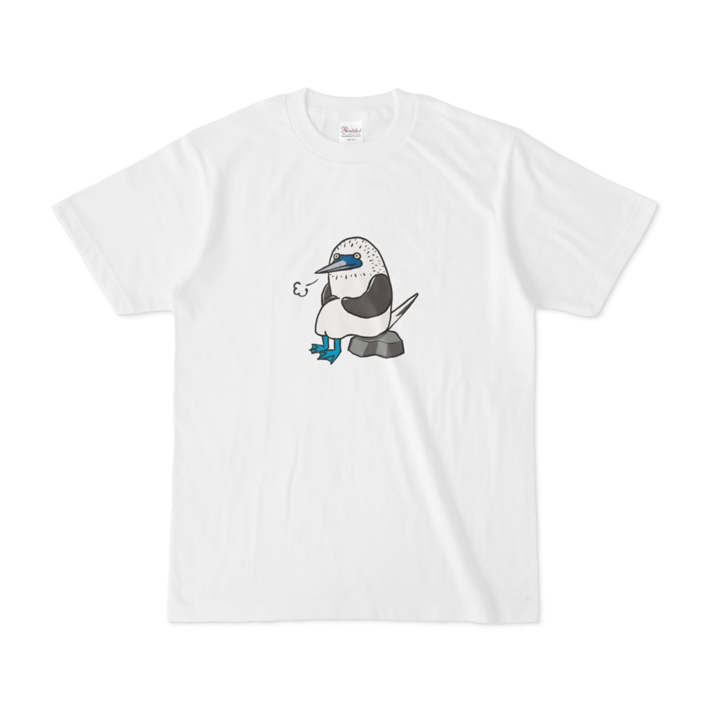 ひと息つくアオアシカツオドリTシャツ