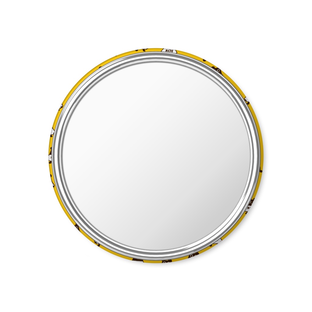 るんるんふくまちゃん缶ミラー