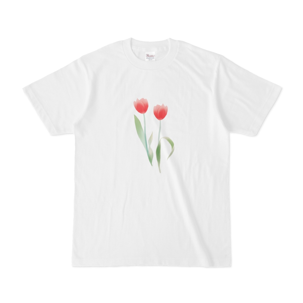 チューリップのお花Tシャツ