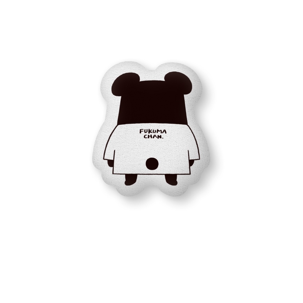 ふくまちゃん(ぱちくり)ふかふかクッション