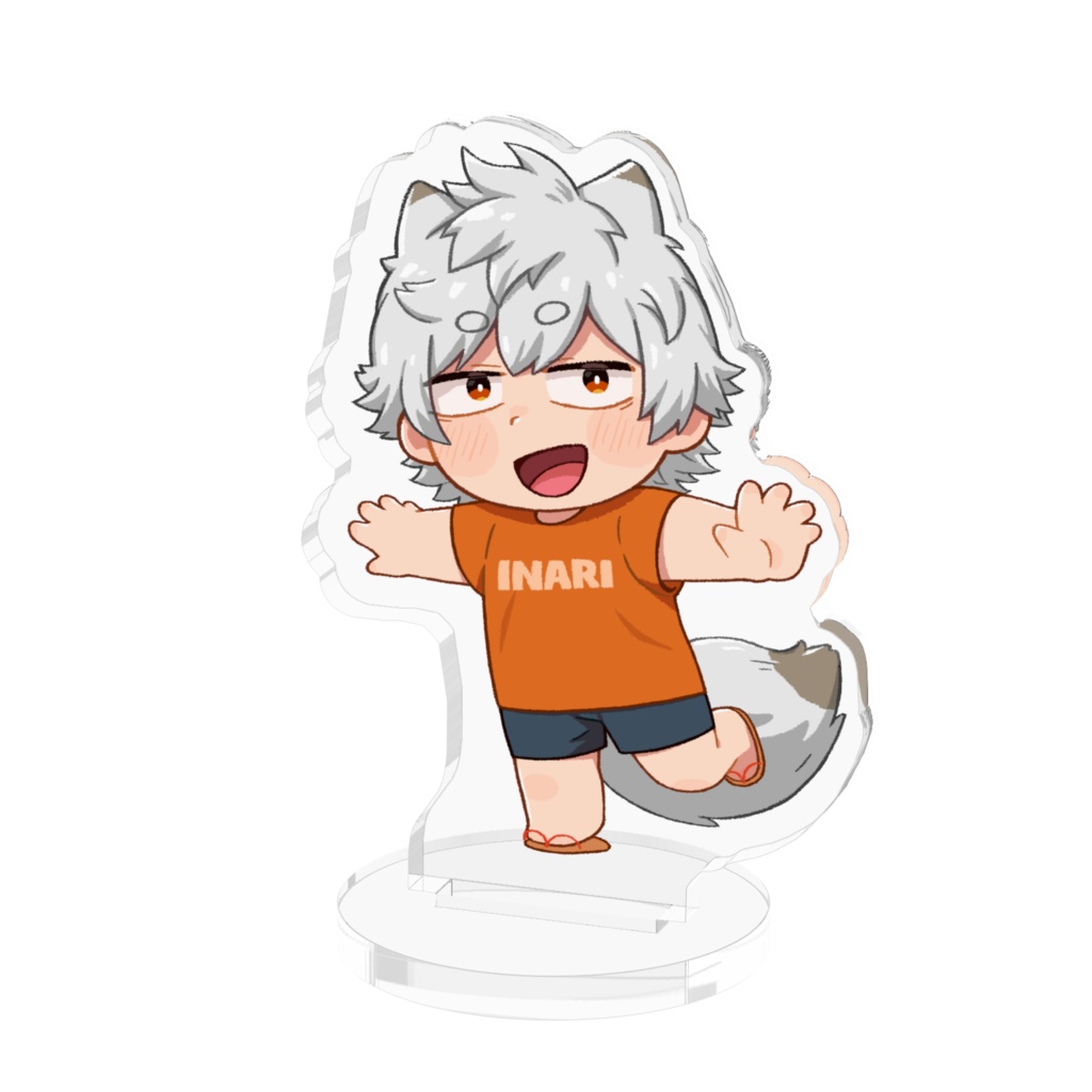 もちもちキツネ田コン太郎アクリルフィギュア