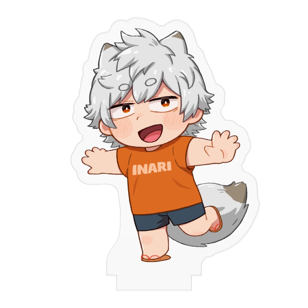 もちもちキツネ田コン太郎アクリルフィギュア