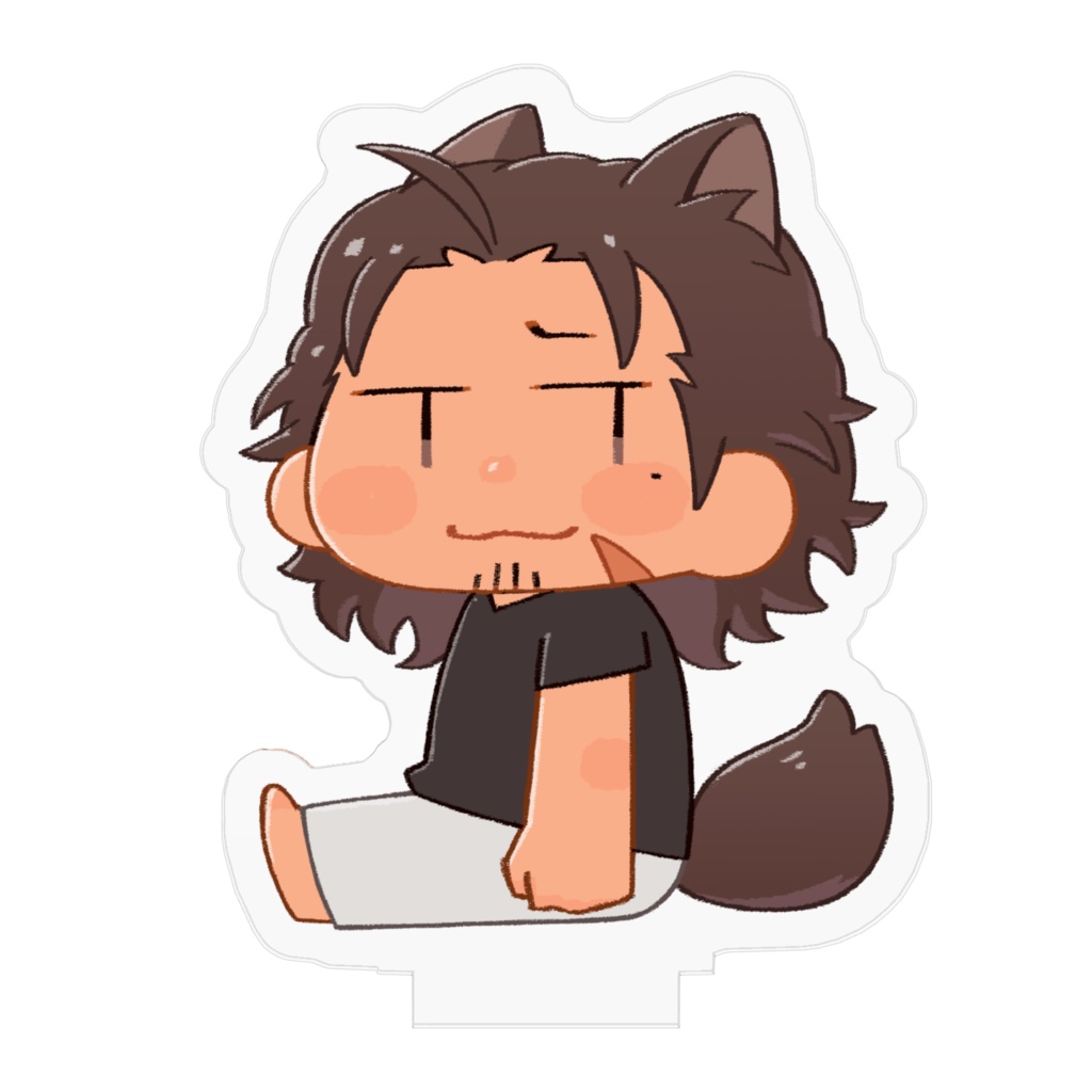 よこむき犬山さんアクリルフィギュア