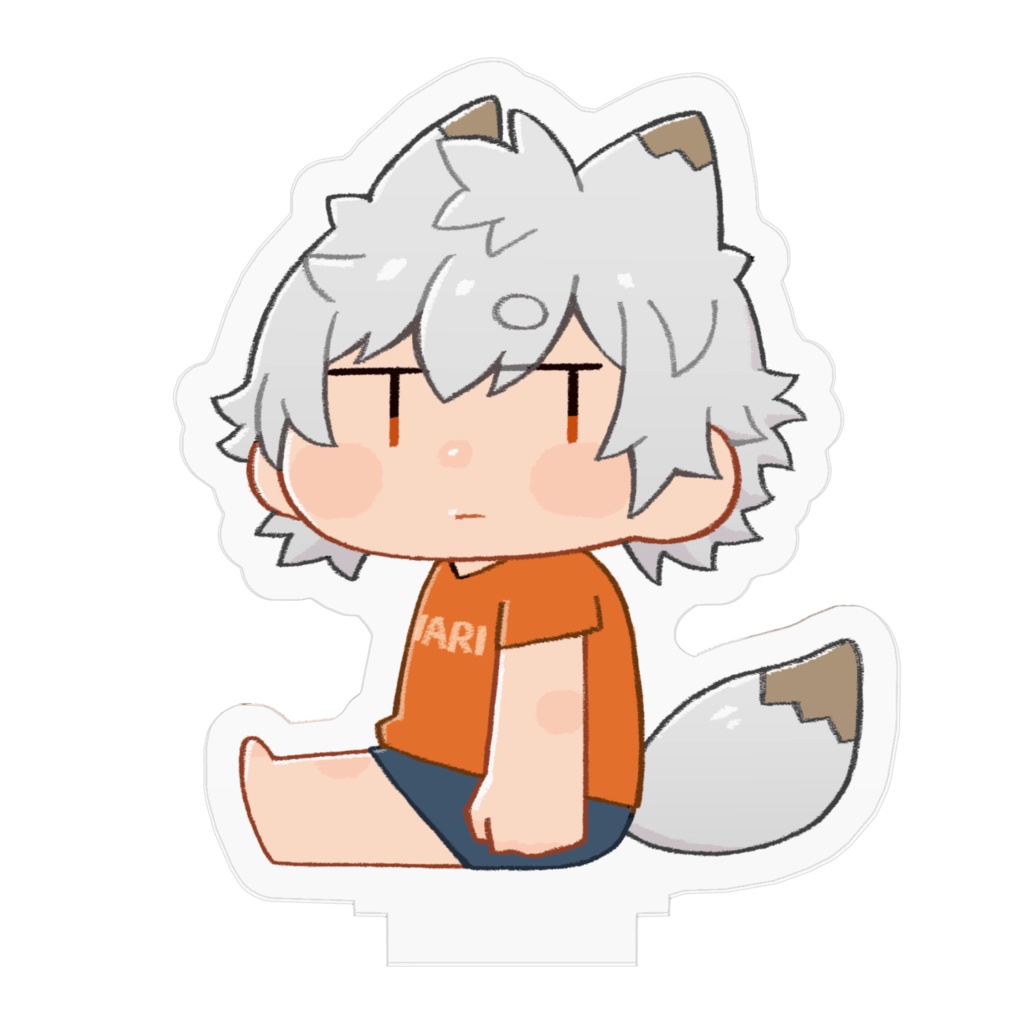 よこむきキツネ田コン太郎アクリルフィギュア