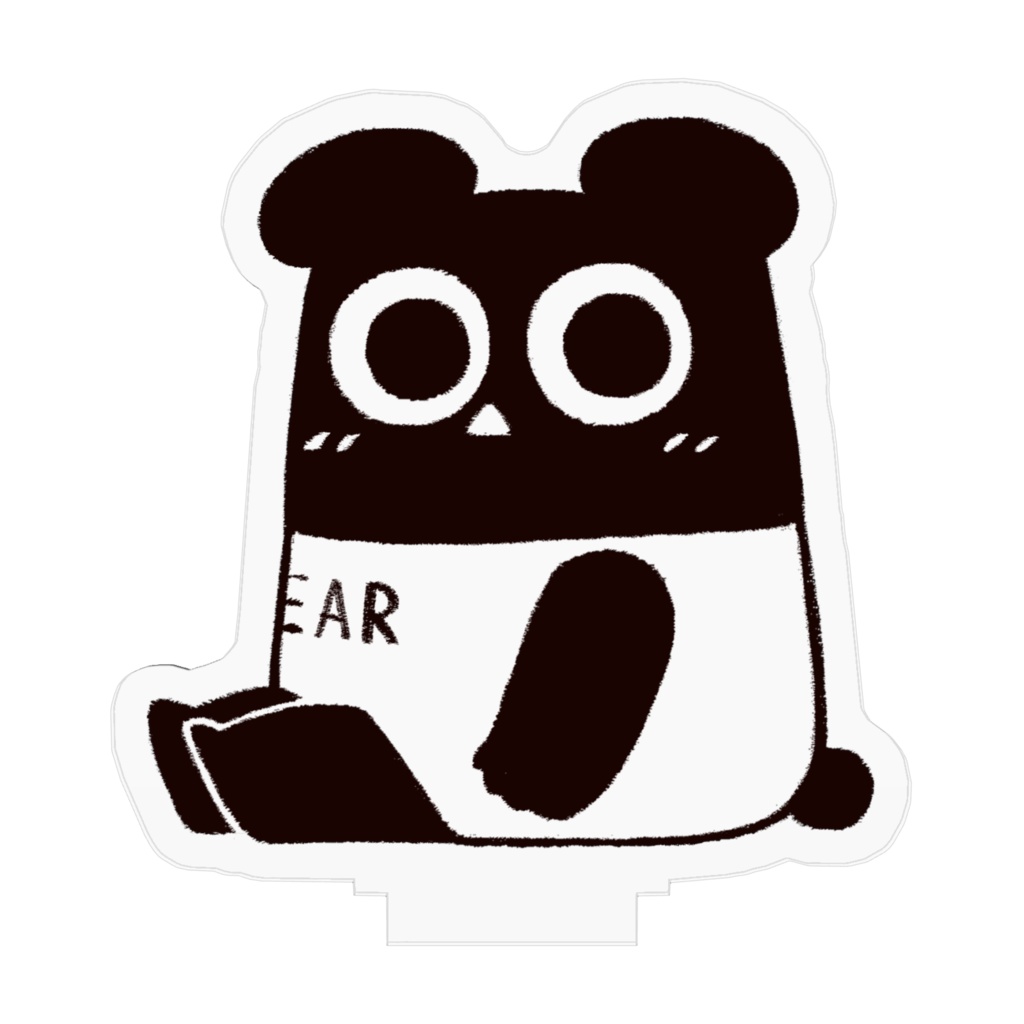 よこむきふくまちゃんアクリルフィギュア