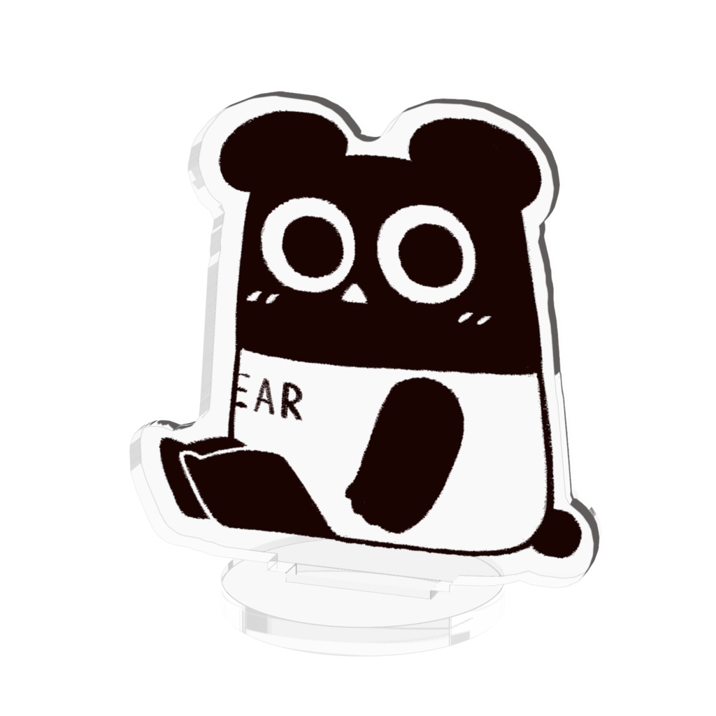 よこむきふくまちゃんアクリルフィギュア