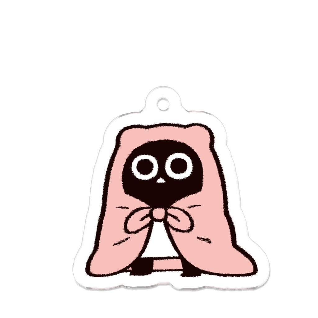 ちいさい毛布のおばけ（ふくまちゃん）アクリルキーホルダー