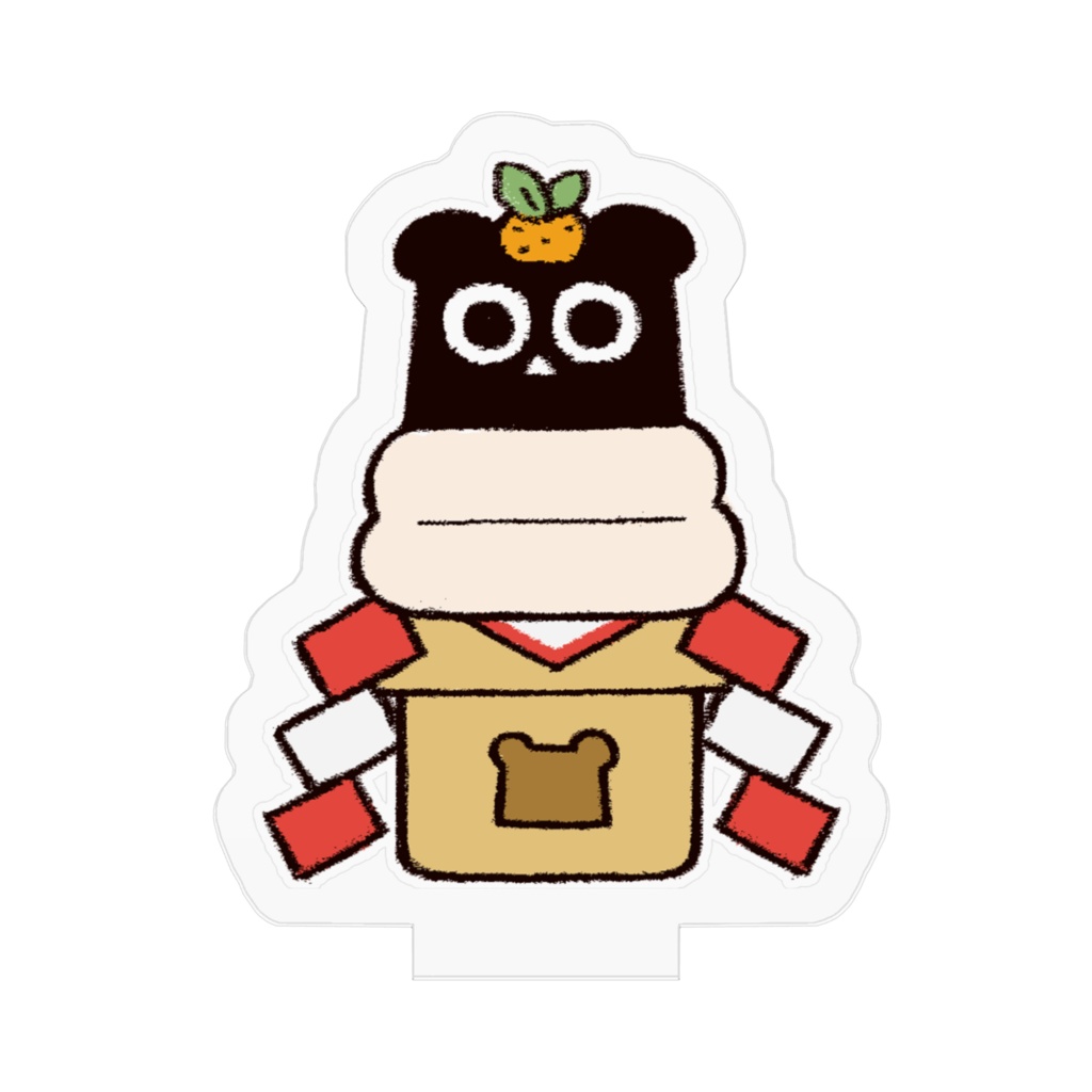 ふくまちゃんお鏡餅アクリルフィギュア