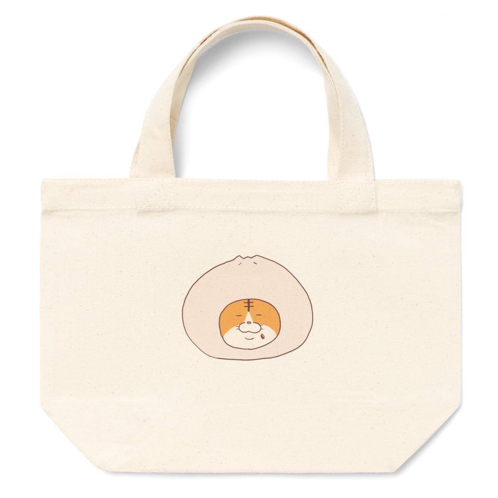 あんまんにハマった猫トートバッグ