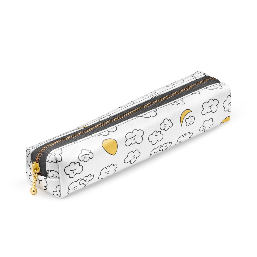 雲と月ペンケース
