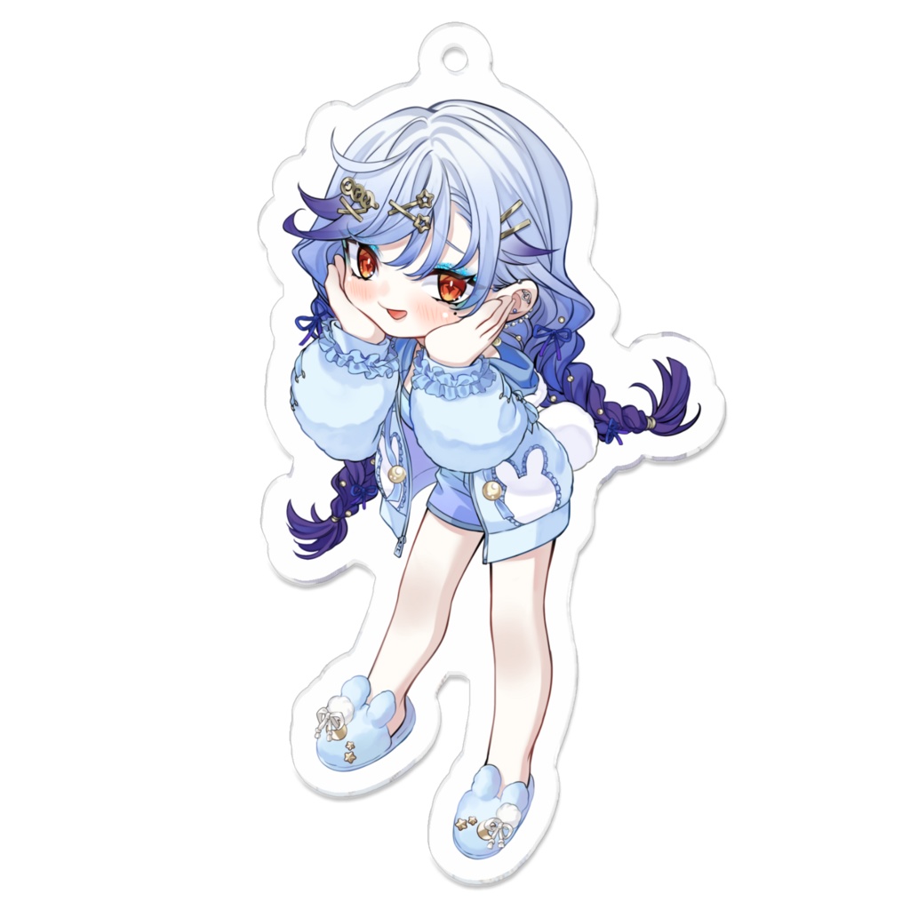 御月一(きゅるん) アクリルキーホルダー