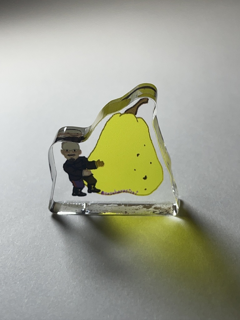 すけすけアクリルブロック　鶴