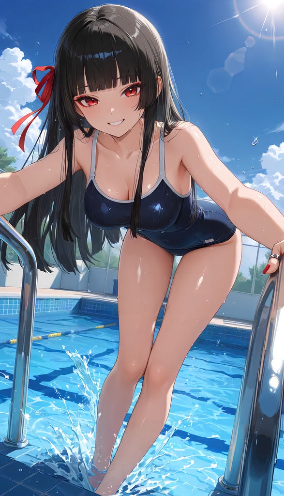 千咲「今日の体育は水泳です。」