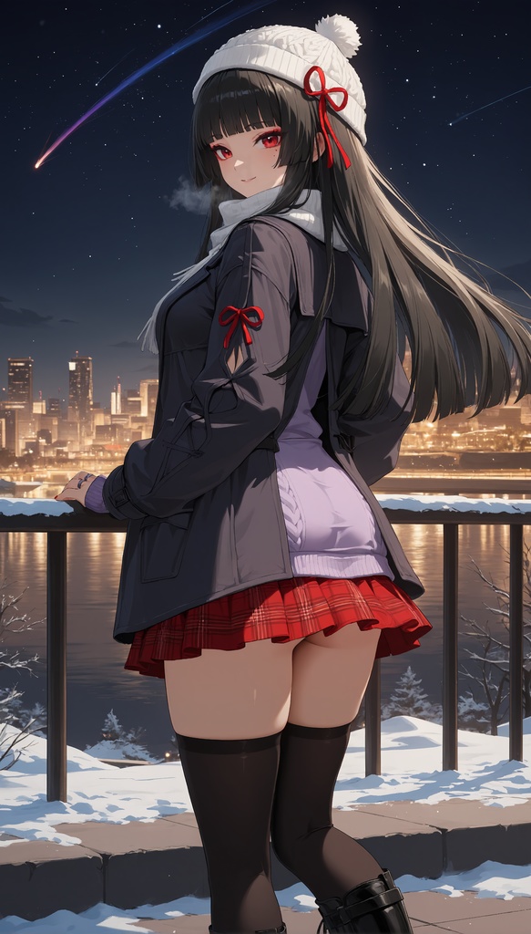 千咲「冬景色を見に、街に出かけます。」