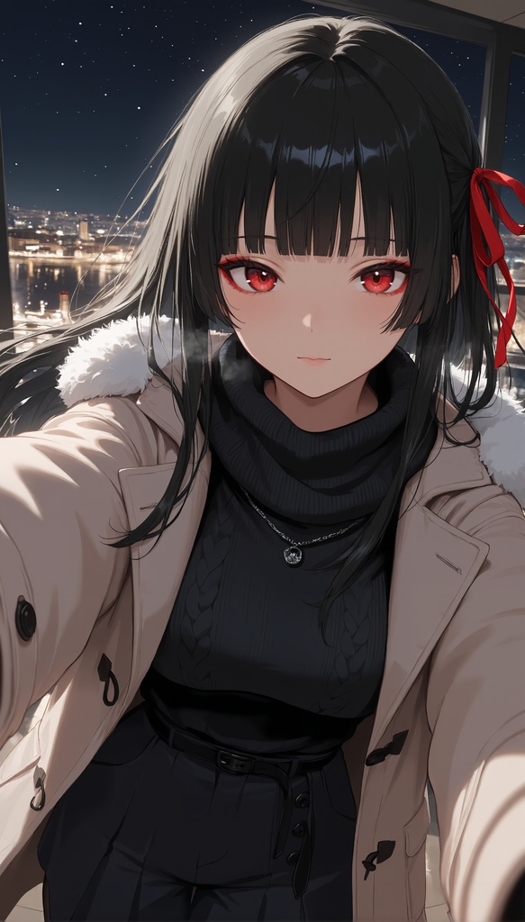 千咲「冬景色を見に、街に出かけます。」