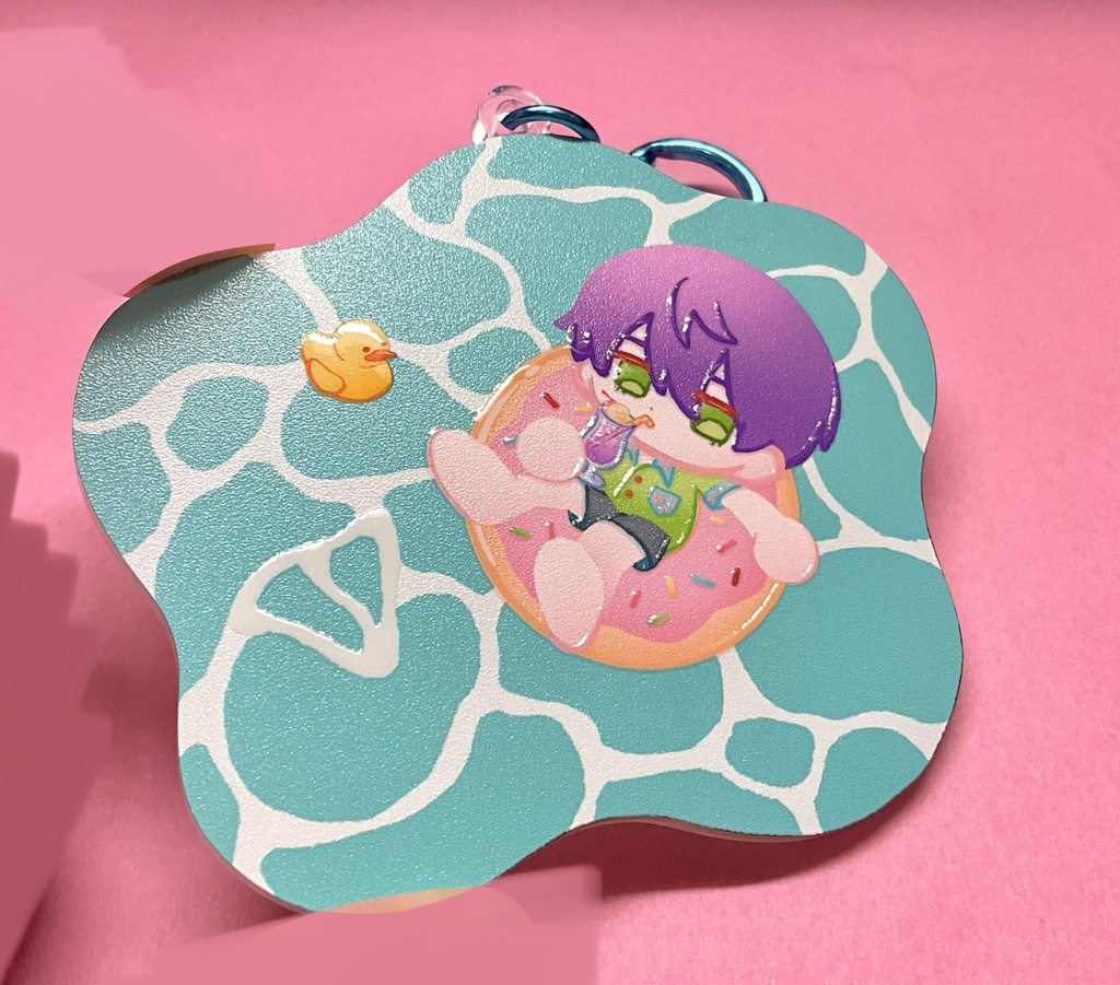 【非公式】剣持刀也 うきわでぷかぷかアクキー