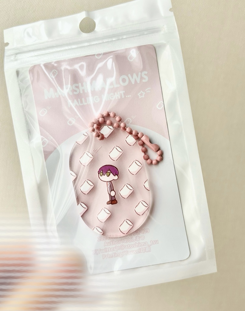 【非公式】剣持刀也 ロッカーキー風アクキー マシュマロ