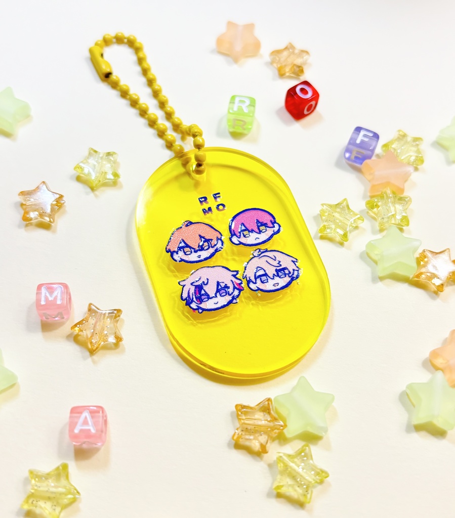 【非公式】ろふまお ロッカーキー風アクキー