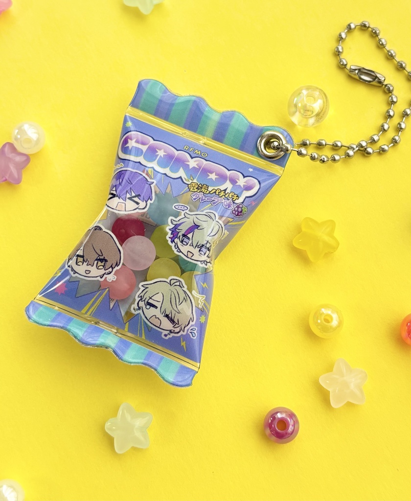 【非公式】ろふまお キャンディ袋キーホルダー