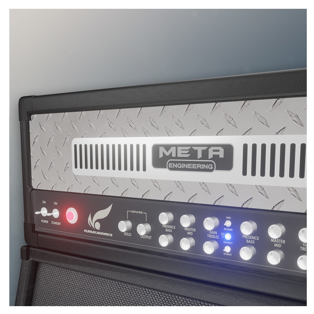 【3Dモデル】ハイゲインギターアンプ「META BOOGEY」