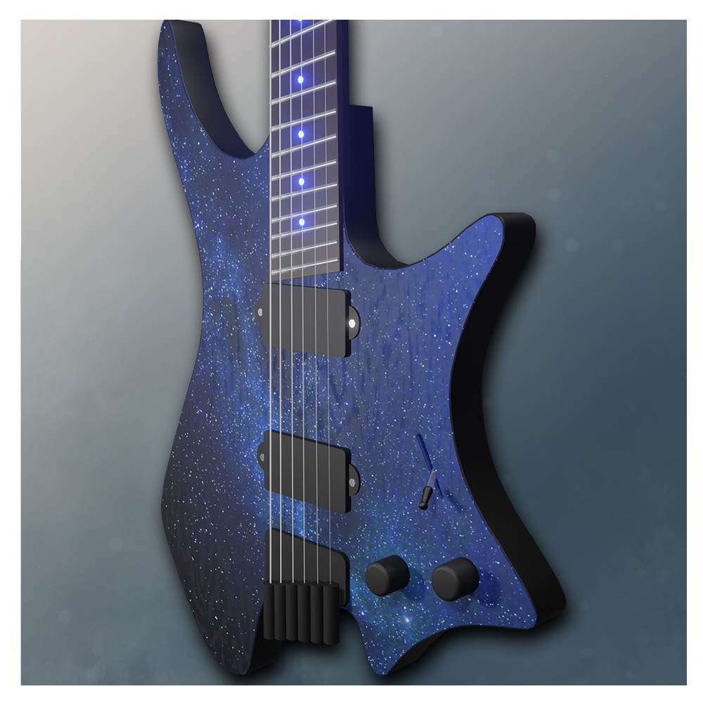 【3Dモデル】ヘッドレスギター「Stargazer」