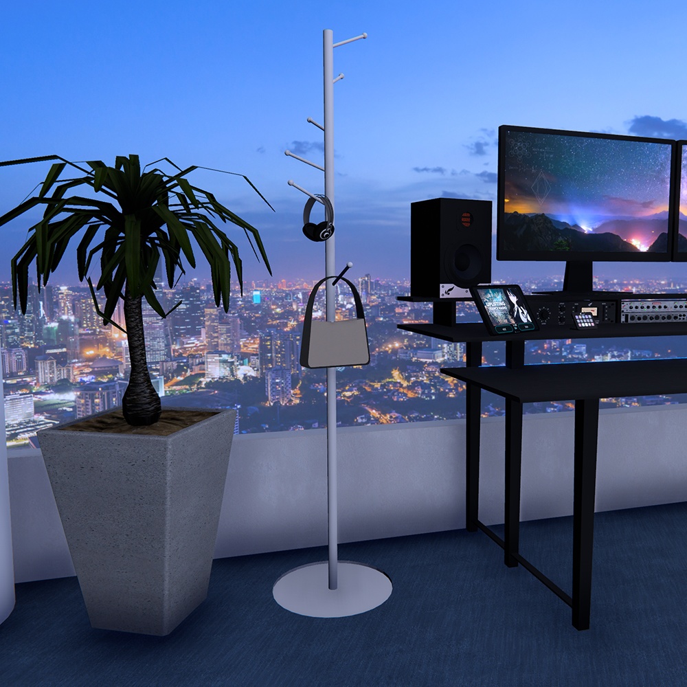 【無料】ポールハンガー【VRChat想定】