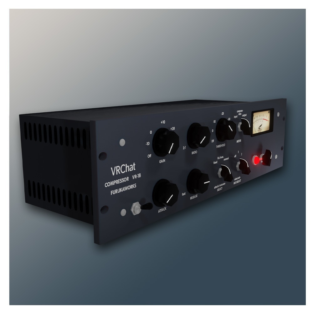 【3Dモデル】光学式コンプレッサー「VR1B」