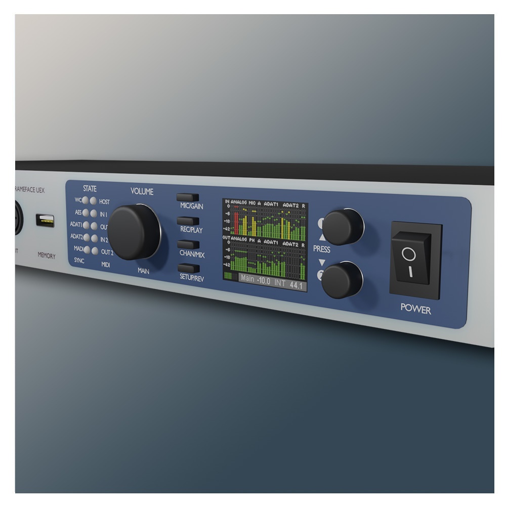 【3Dモデル】オーディオインターフェース「Frameface UEX」