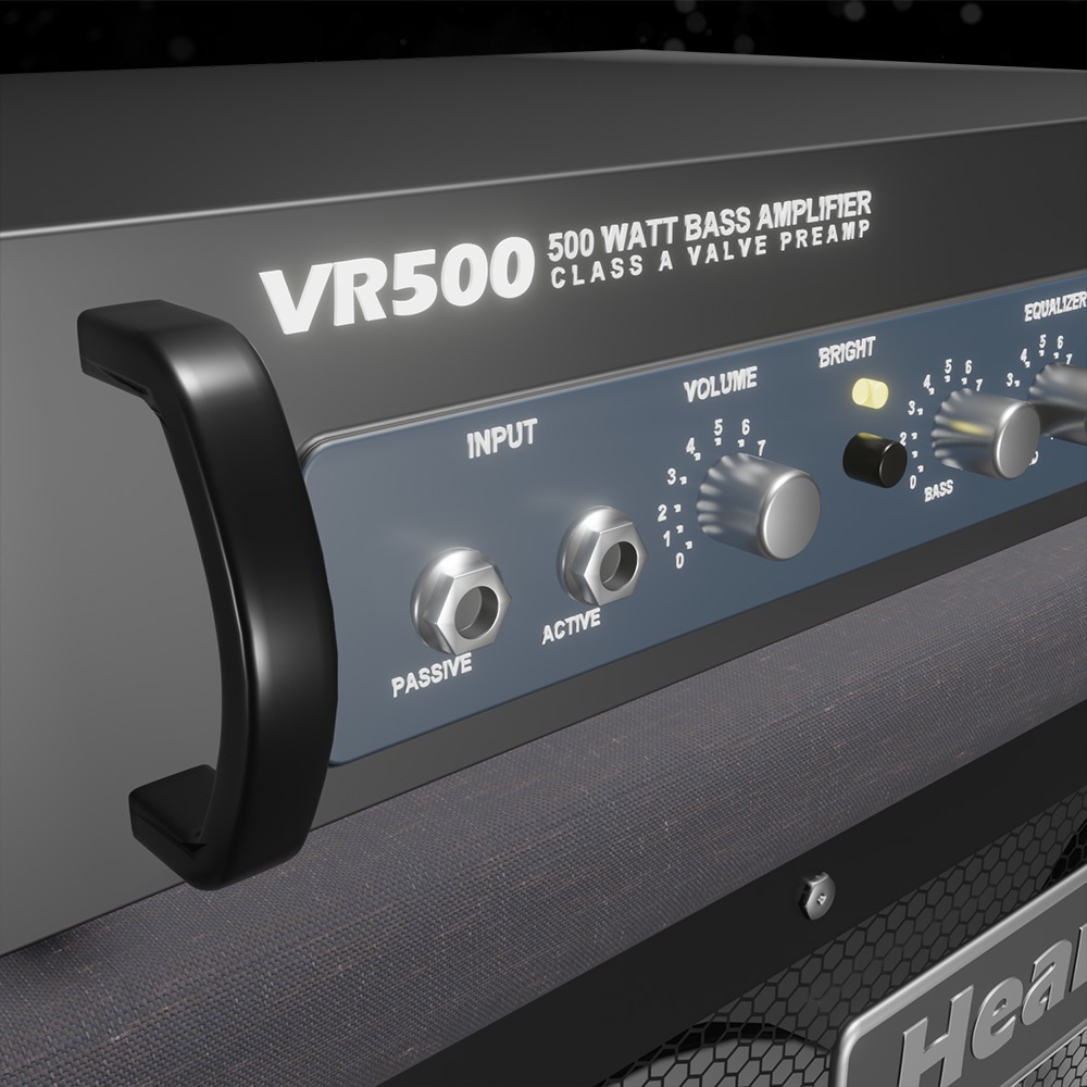 【3Dモデル】ベースアンプ 「HeartKey」