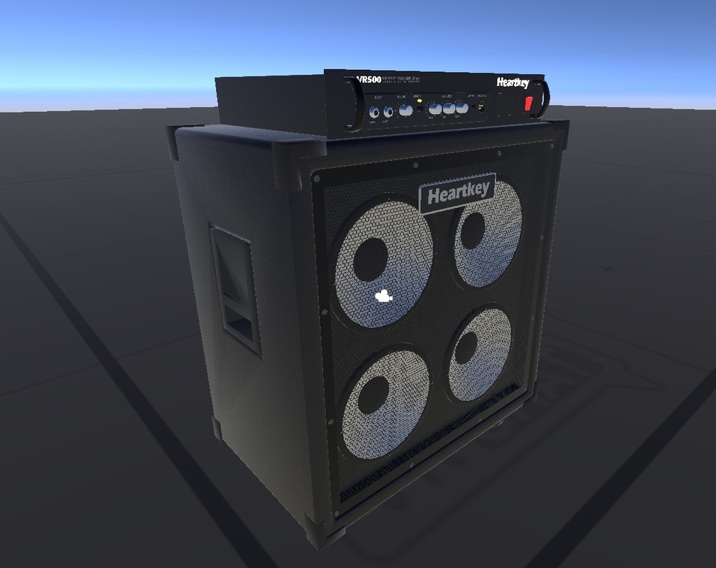 【3Dモデル】ベースアンプ 「HeartKey」