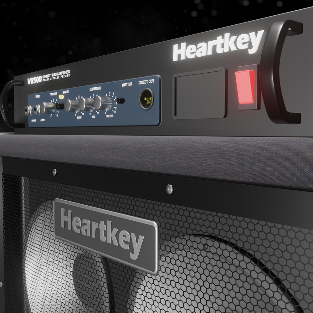 【3Dモデル】ベースアンプ 「HeartKey」