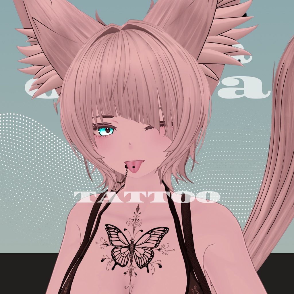 Butterfly TattooのPNGデータ
