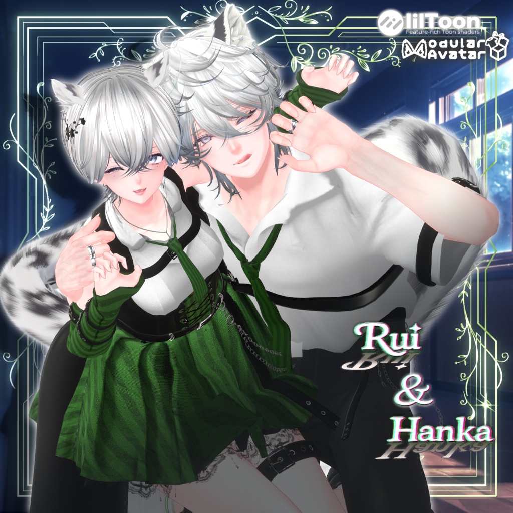【32アバター対応】-Lost Bell Twin-【VRchat】
