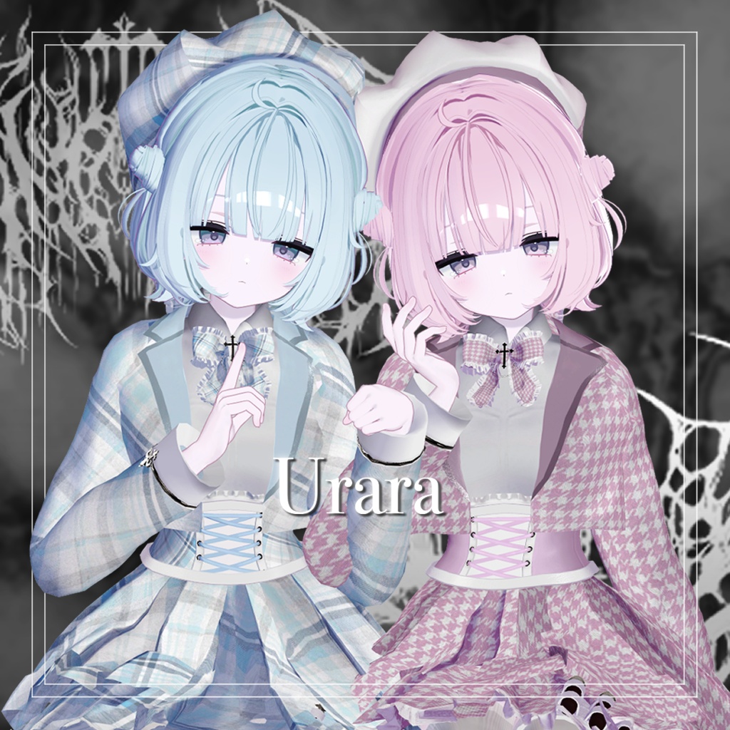 【20アバター対応】- Code : La Téné -【AshenOne×Qni-Qコラボ衣装】【VRchat】