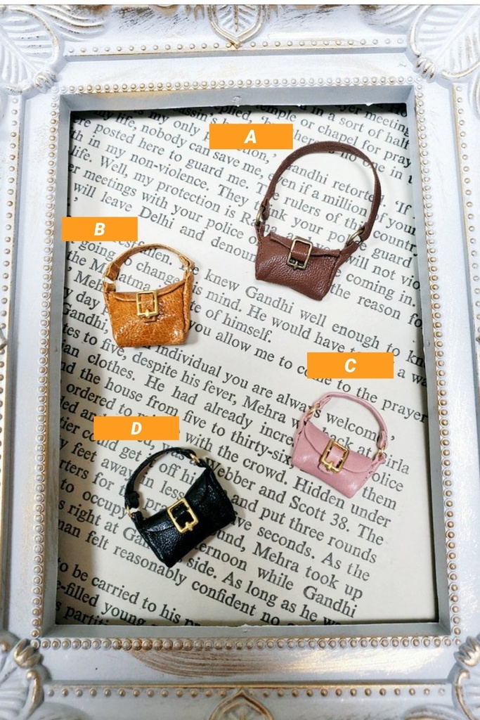 【再販】ミニチュア革バッグ