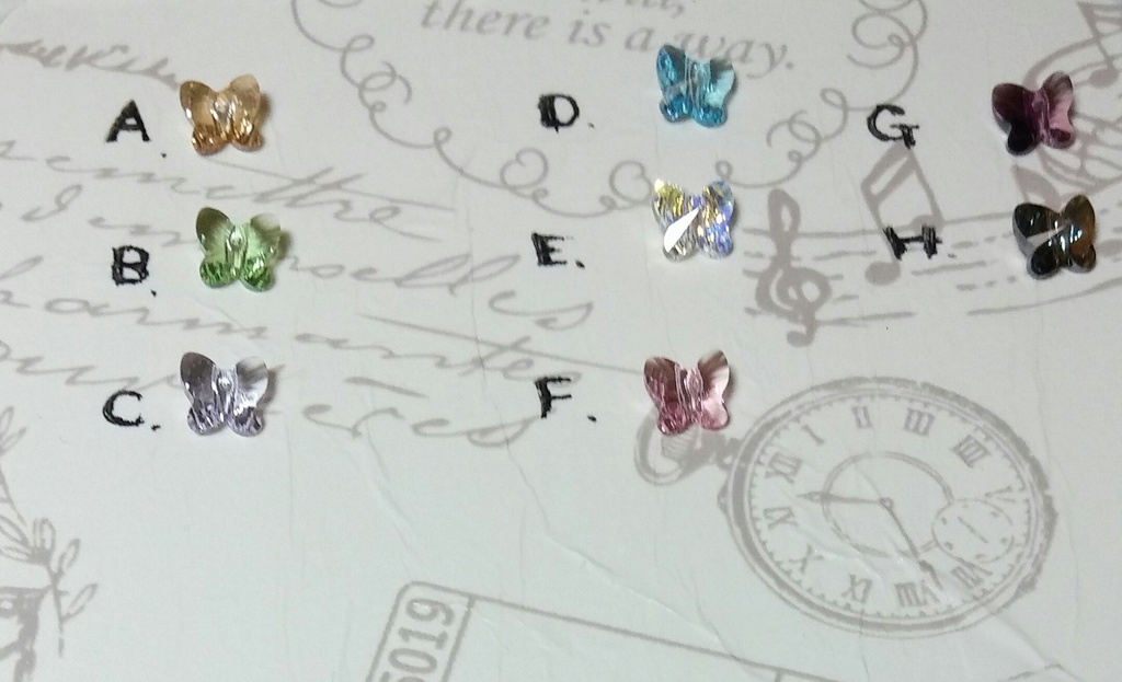 ネックレス☆花籠の蝶