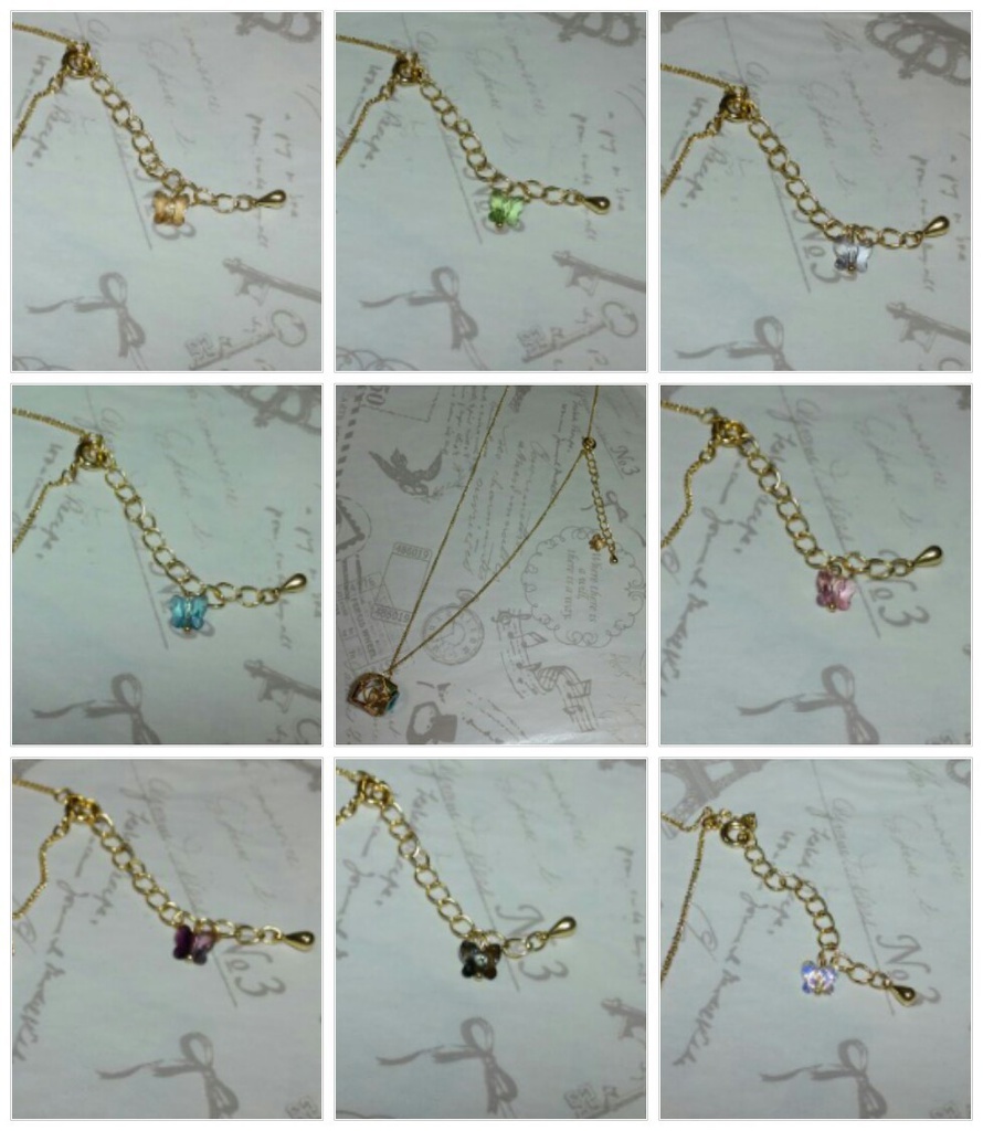 ネックレス☆花籠の蝶