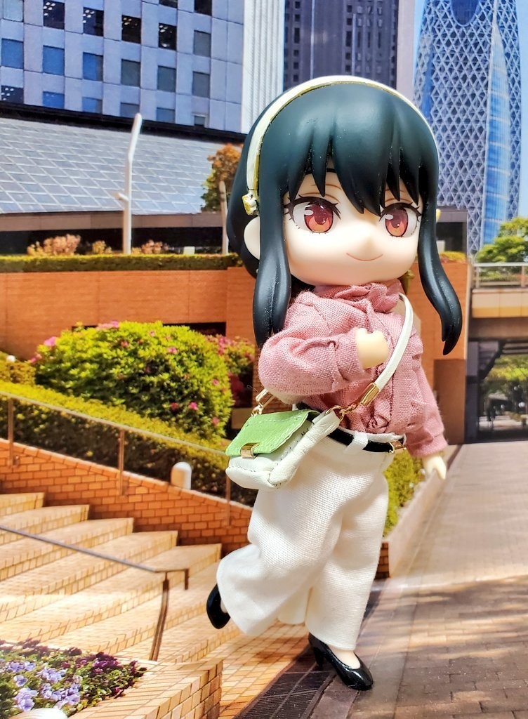 D)サイズ バイカラー革バッグ(マグネットで開閉)