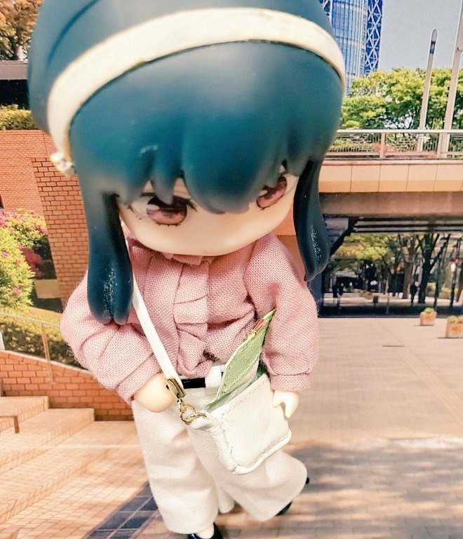 D)サイズ バイカラー革バッグ(マグネットで開閉)